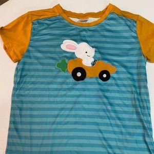 Boys boutique Easter bunny shirt 2XL